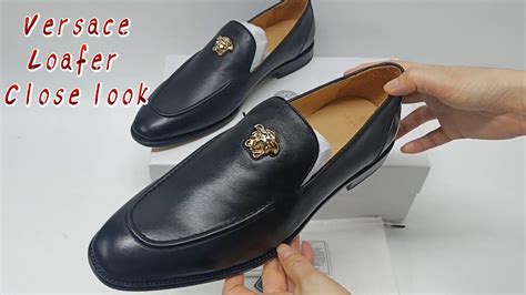 versace medusa loafers replica|medusa apron toe loafer men.